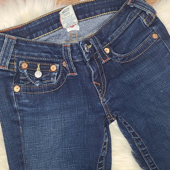 True Religion Julie jeans dark wash tiny size 25 - Picture 4 of 8